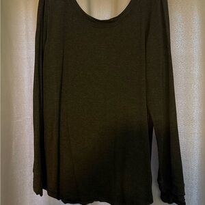 CAbi Gray Athletic/Casual Long Sleeve Top